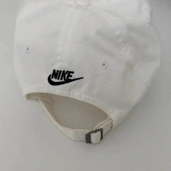 Nike unisex White Cap with Black Just Do It Embroidery OS - Picture 4 of 5